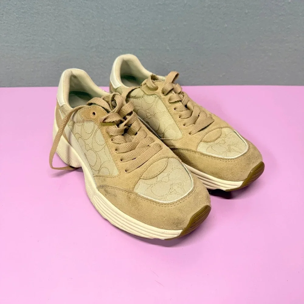 Coach | Shoes | Coach Citysole Runner G557 Tan Signature 